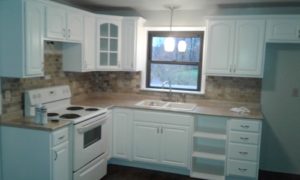 kitchen cabinet refinishing painting